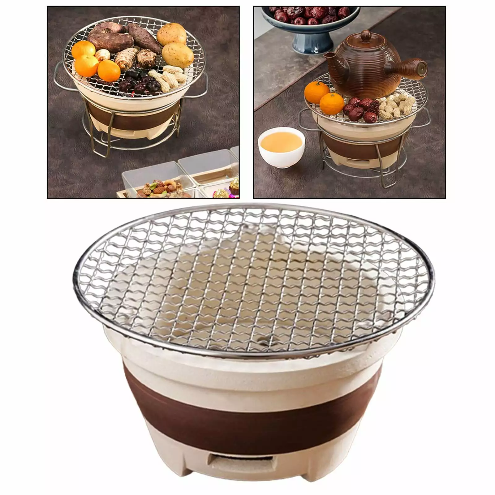 kesoto Japanese Multipurpose Grill - Travel-Friendly Barbecue Outdoor Camping Garden Patio Backyard Picnic Net