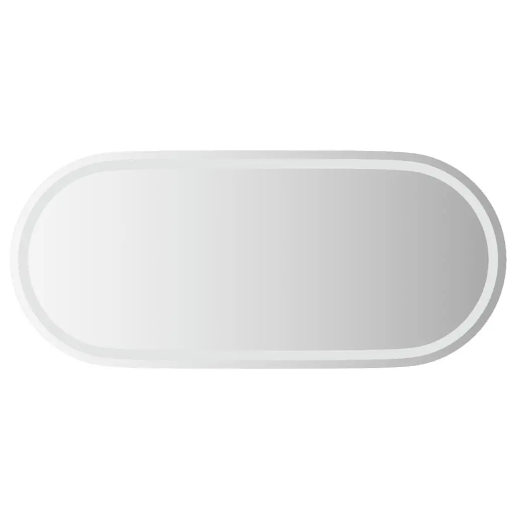 LED Bathroom Mirror 39.4x17.7 Inches Oval Illuminated Vanity Mirror