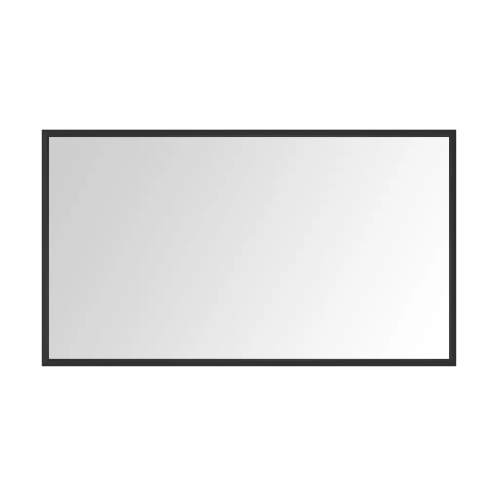 72 Inch W x 48 Inch H Rectangle Metallic Framed Bathroom Mirror Wall w1272-deen