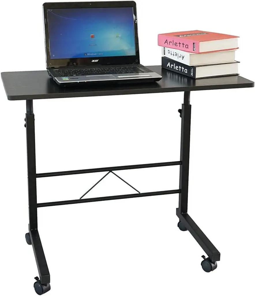 Side Table Removable P2 15MM Chipboard & Steel Side Table Black HEYWU