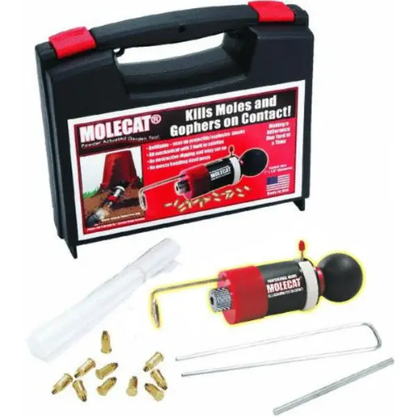 Molecat 100 Pest Extermination Kit Mole Repellent System