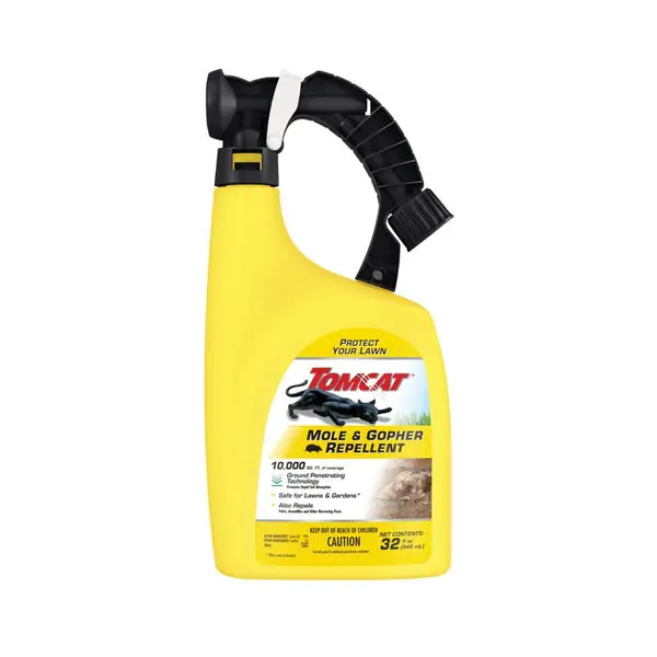 Tomcat 0348206 Mole and Gopher Repellent 32 Oz Effective Rodent Control