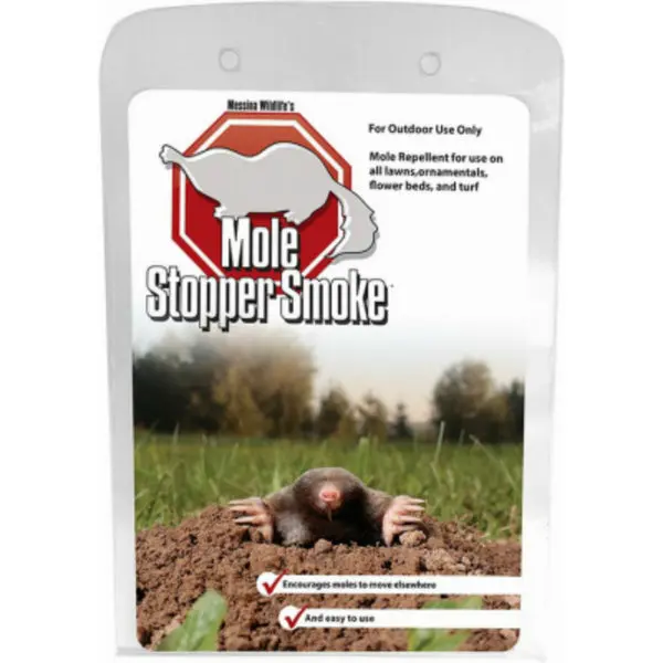 Messinas Wildlife Mole Stopper Smoke Mole Repellent 2-Pack