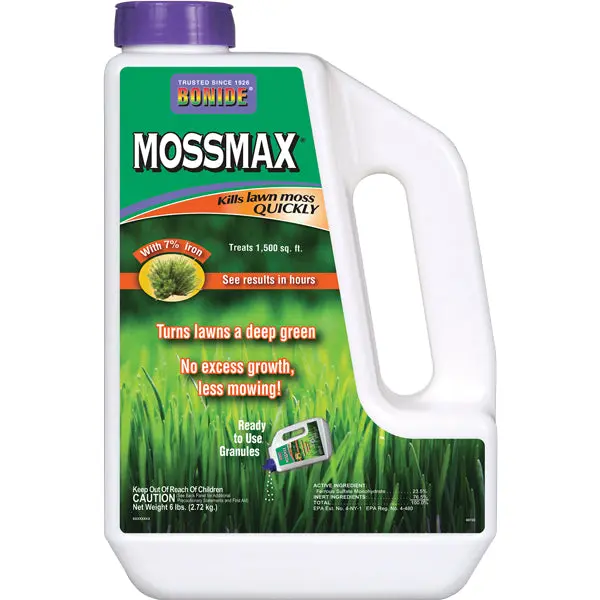 Bonide 60725 MossMax Lawn Granules 6 Lbs Moss Control and Lawn Care