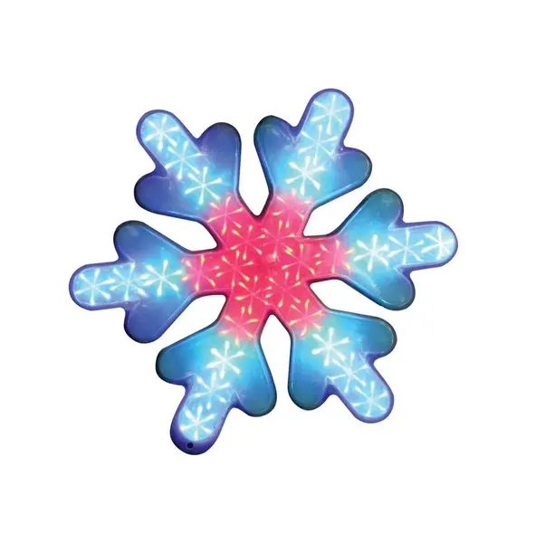 Santas Forest 57303 Christmas Motion Snowflake Decoration White 19 Inch