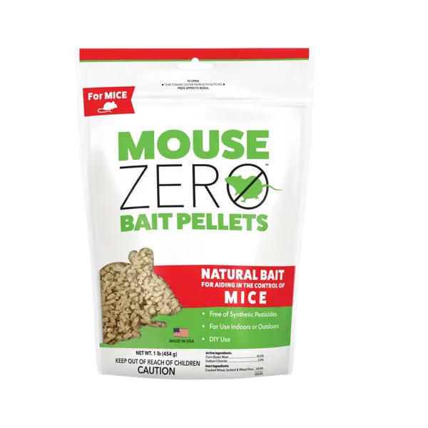 Scotts 0374104 Zero Mouse Bait Pellet 1 Lbs Rodent Control