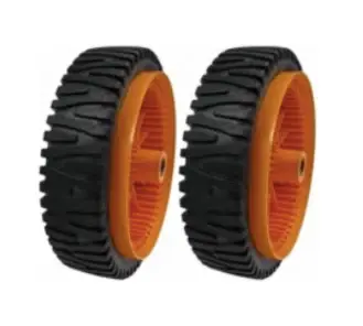 2PK Husqvarna 581009201 Legitimate OEM Lawn Mower Wheel 8x1-3/4" Repl 581009205