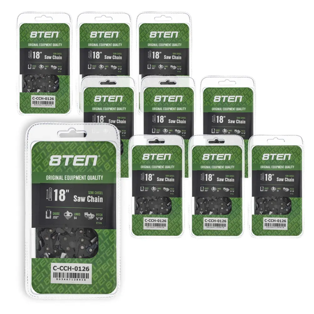 Chainsaw Chain 18 Inch .050 3/8 LP 64DL Dolmar S64-21 H3764 91PX064 63PM364E | SET TEN
