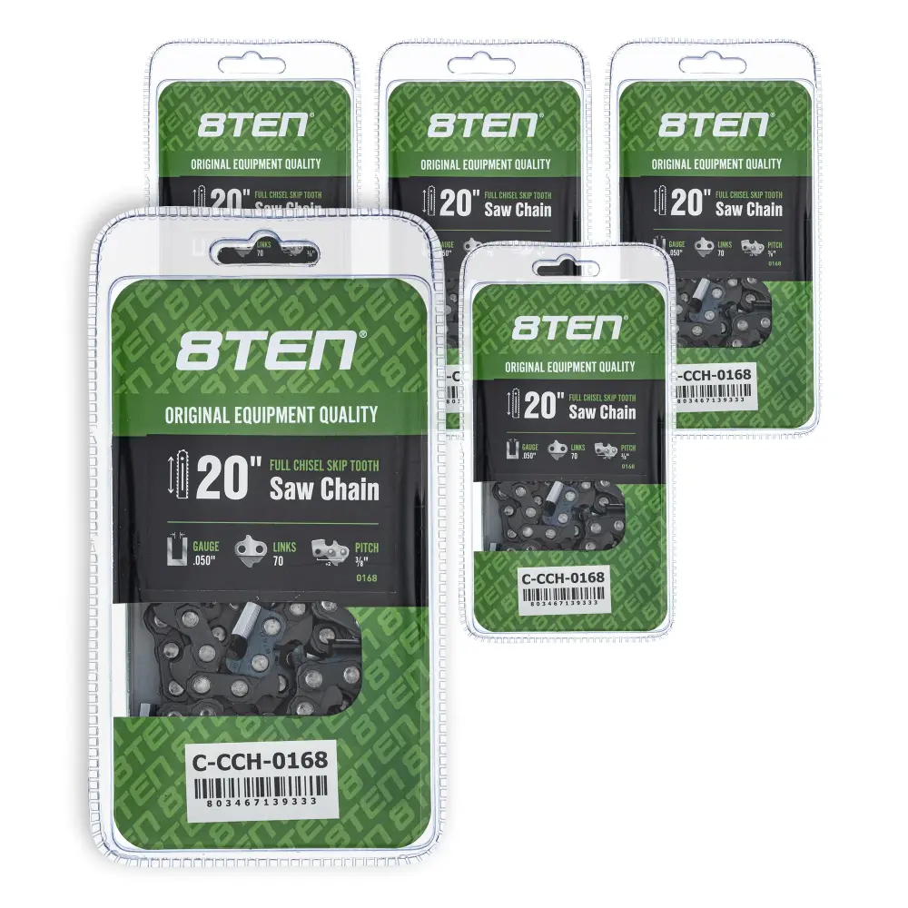Chainsaw Chain 20 Inch .050 3/8 70DL Echo Poulan McCulloch 72LPX070G 72LGX070G 72LPX70CQ | 5-PACK
