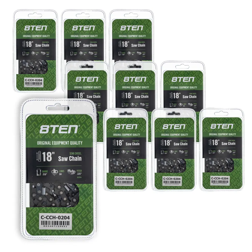 Chainsaw Chain 18 Inch .058 .325 64DL Dolmar 21BPX064G 501840464 25RM364E | SET TEN