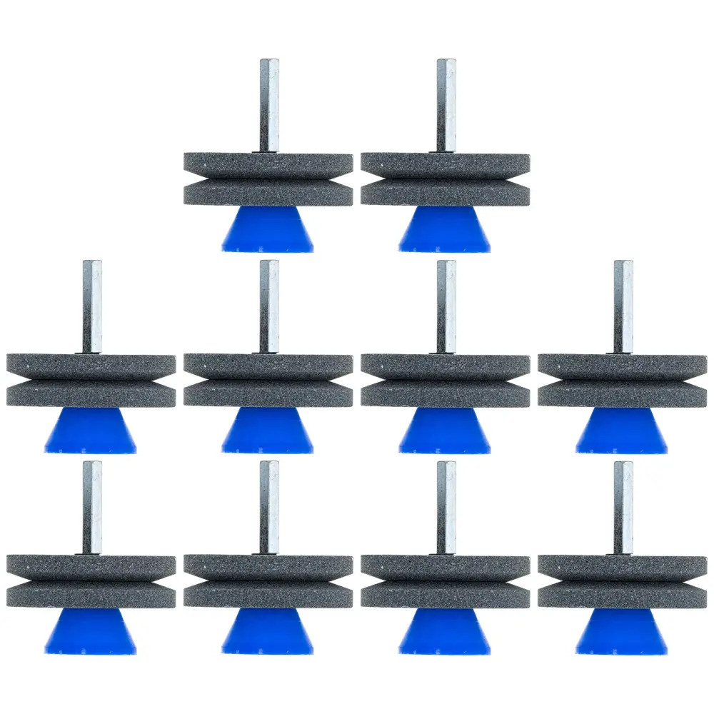 Mower Blade Grinder Stone Wheel Lawn Tractor Tools Hand Drill Attachment 10 Pack
