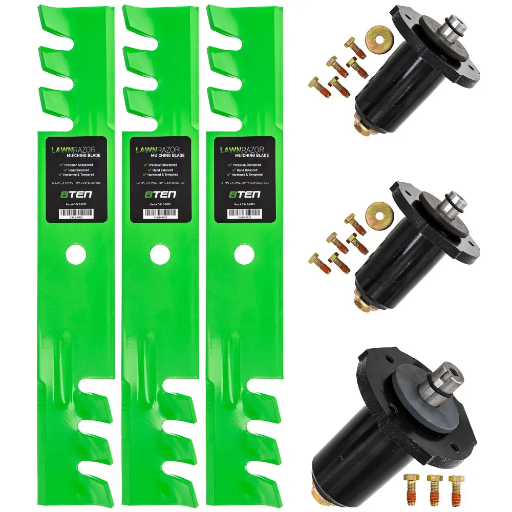 Mower Deck Spindles & Blades Kit Gravely Ariens MK1002197
