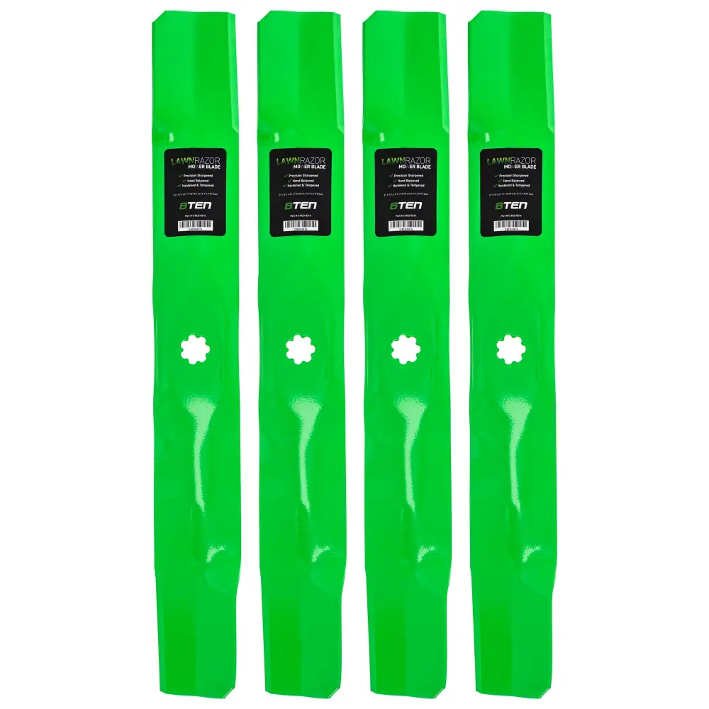 LawnRAZOR Deck Bagging Blade 810-CBL2438D John Deere Sabre AM141034 M154062 AM137329 M145970 | SET FOUR