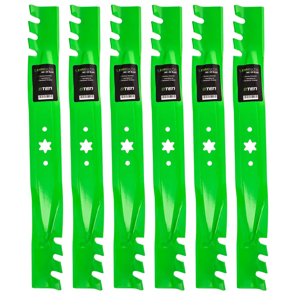 LawnRAZOR Mulching Blade 810-CBL2373D Craftsman Cub Cadet Columbia 742-0616A 742-0616 | SET SIX