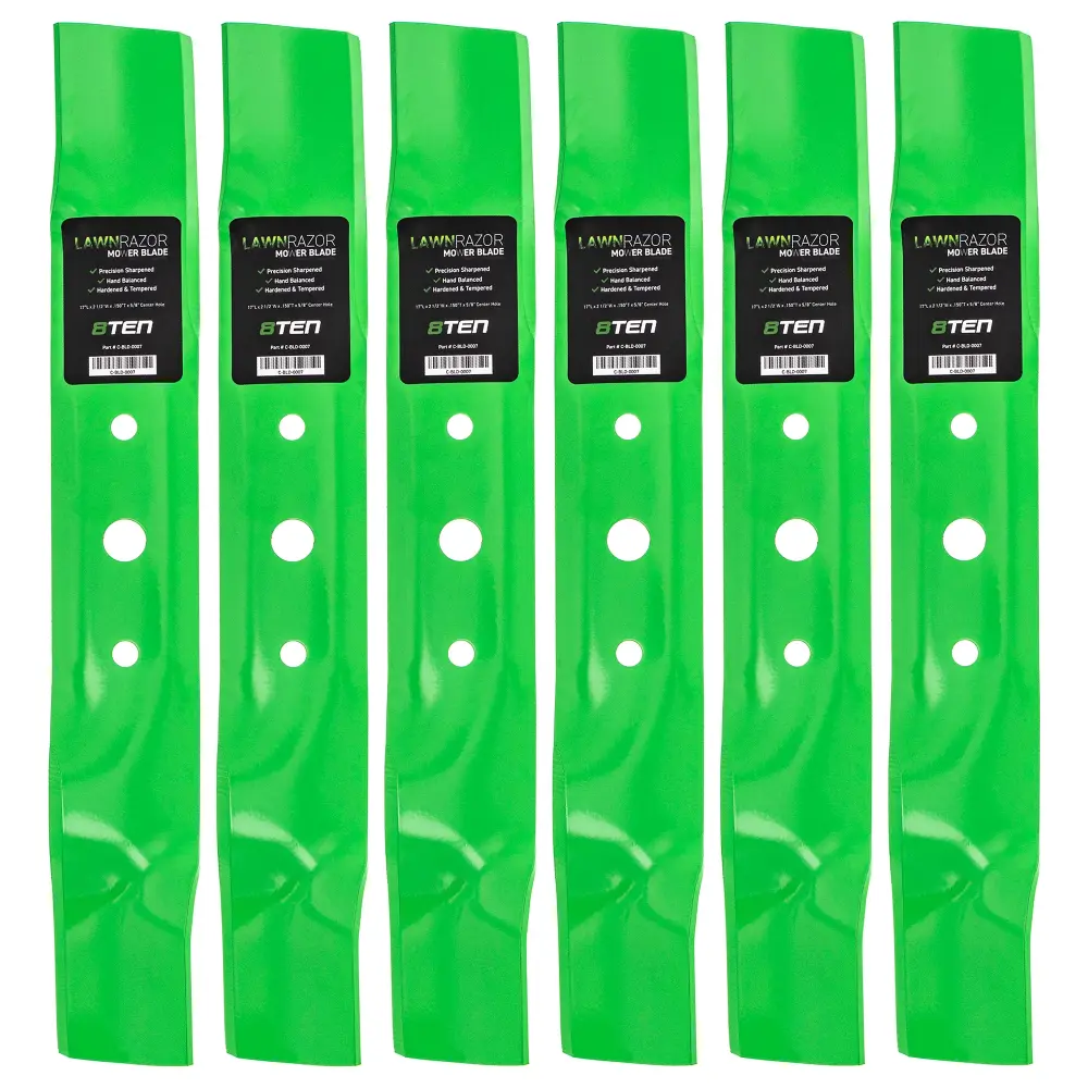LawnRAZOR Mulching Blade Sabre Scotts John Deere GX20250 GY20568 GX20819 | SET SIX