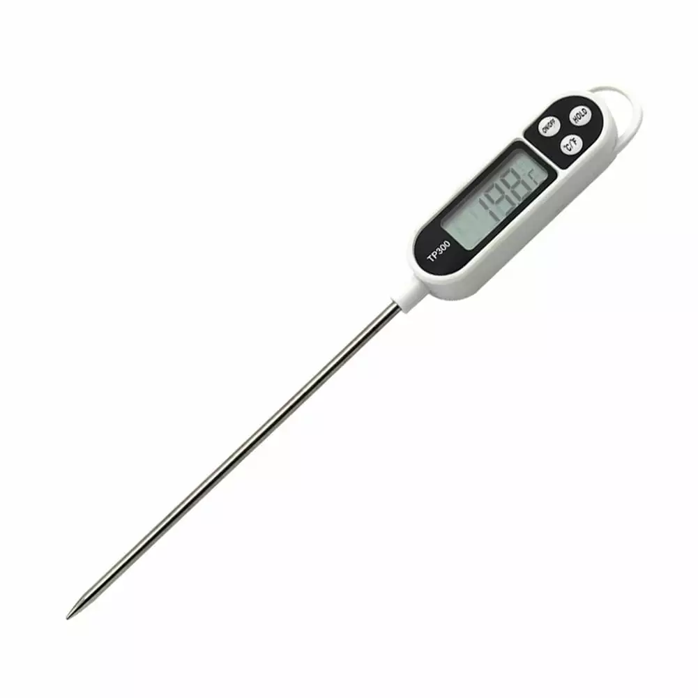 Farfi Digital Food Thermometer Kitchen Oven BBQ Cooking Meat Milk Water Measure Probe