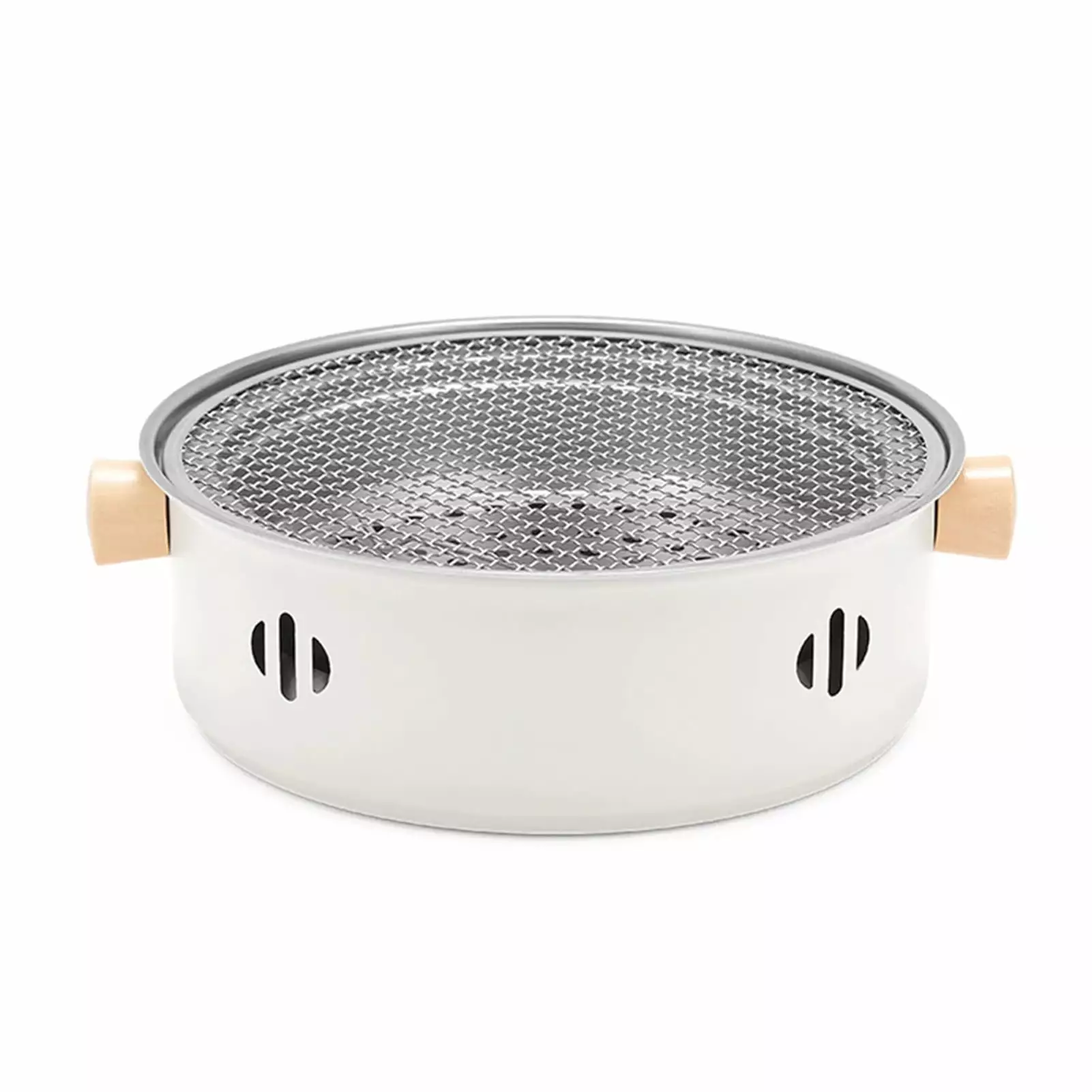 Lweong Multi-functional Stainless Steel Camping Grill Detachable Net BBQ and Tea Making