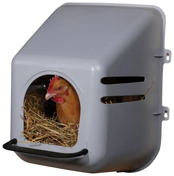 Little Giant 163620 Single Chicken Nesting Box 3 Gallon Capacity
