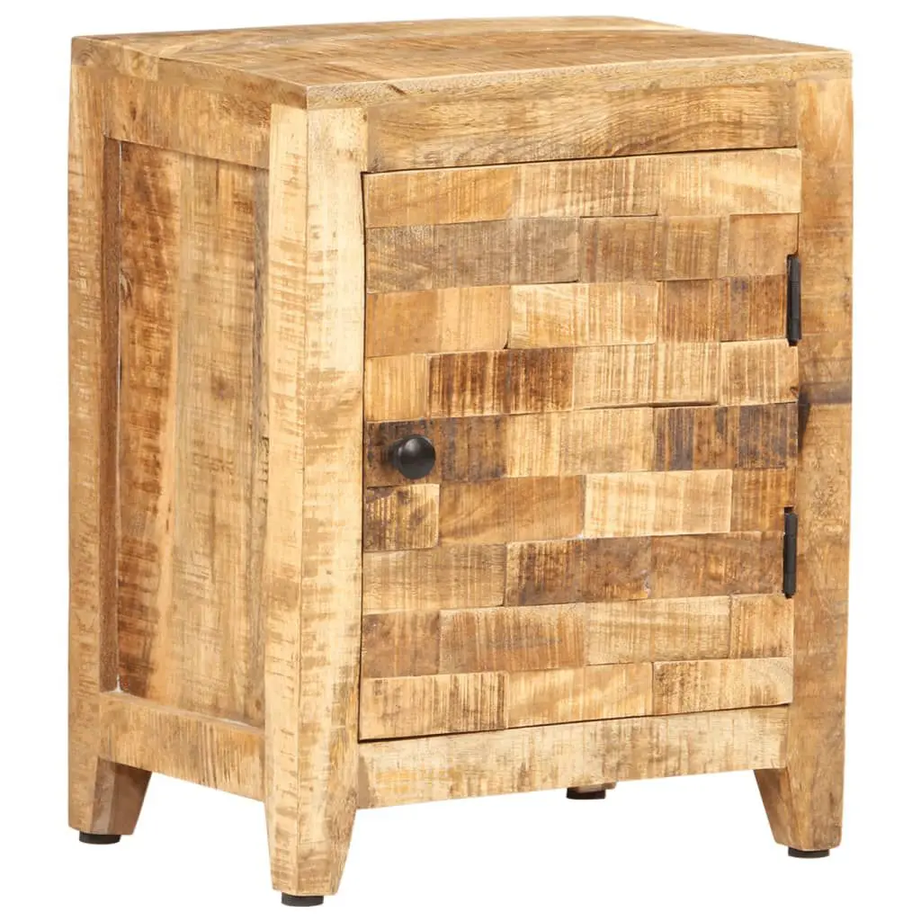 Bedside Cabinet 15.7x11.8x19.7 Inches Solid Wood Mango Nightstand