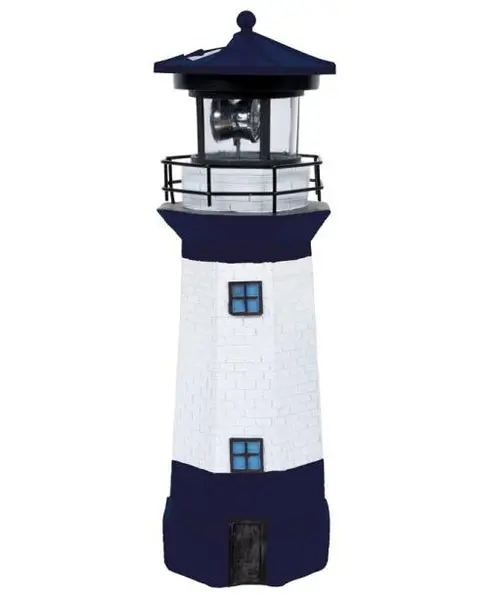 Boston Harbor 24724 Mini Solar Lighthouse Outdoor Decor