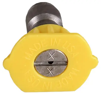 Mi-T-M AW-0018-0150 High Pressure Nozzle 15-Degrees 3.0 Orifice Yellow - Pressure Washer Nozzle