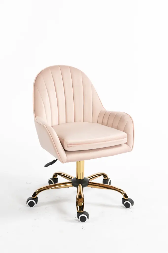 Velvet Home Stationery Chair Wheels Side Arms cocotree