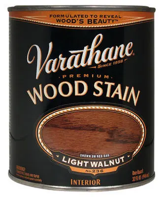 Varathane 211719H Premium Oil Based Interior Wood Stain 1 Quart - Rich Wood Finish