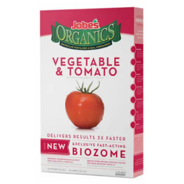 Jobe’s Organics 09026 Vegetable & Tomato Granular Fertilizer 2-7-4 NPK 4 Pounds Jobe's Organics