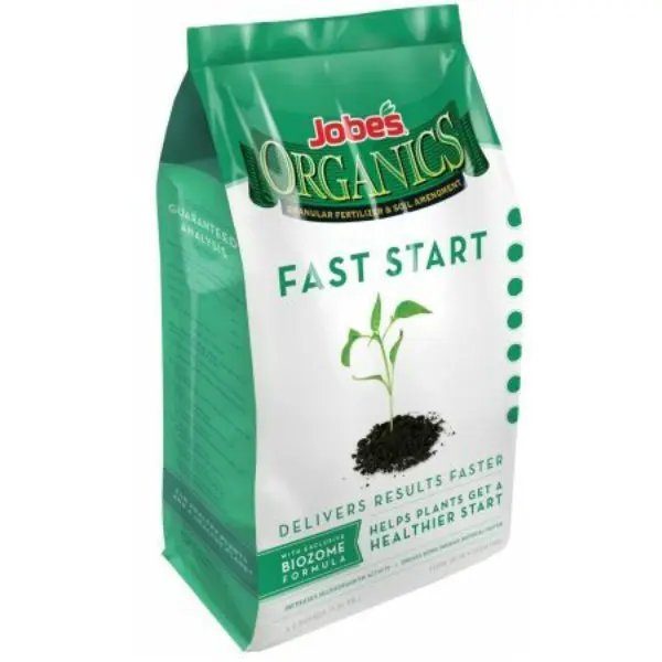Jobe’s Organics 09726 Fast Start Granular Fertilizer 4-4-2 NPK 4 Pounds Jobe's Organics