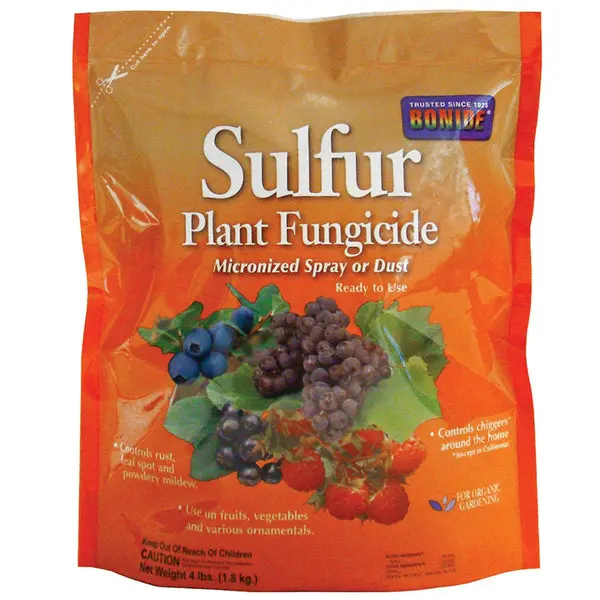 Bonide 142 Sulphur Dust Fungicide 4 Lbs Organic Plant Disease Control