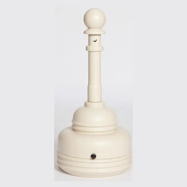 Eagle 1206BEIGE SafeSmoker Cigarette Receptacle Beige Gallon Capacity