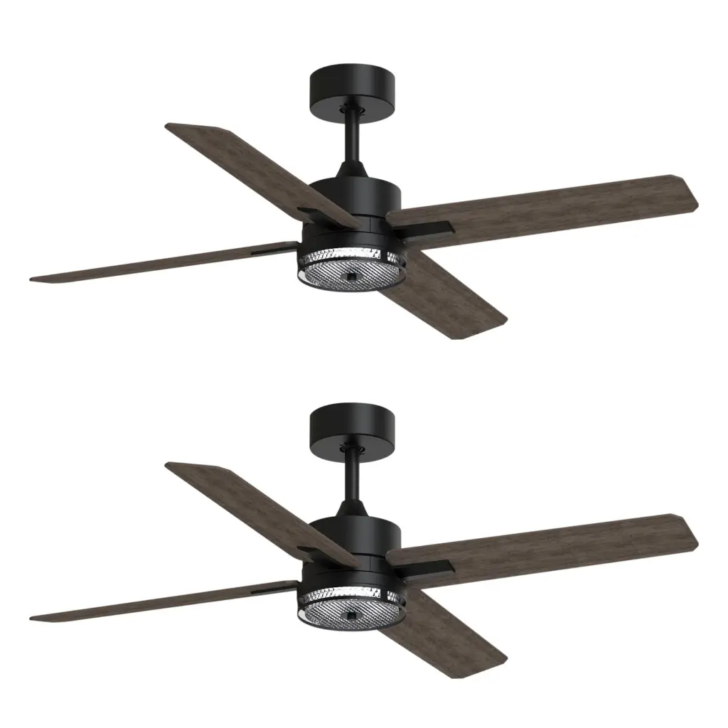 46 Inch Downrod Ceiling Fan Lights Remote Control Modern Outdoor california ceiling fans and lighting