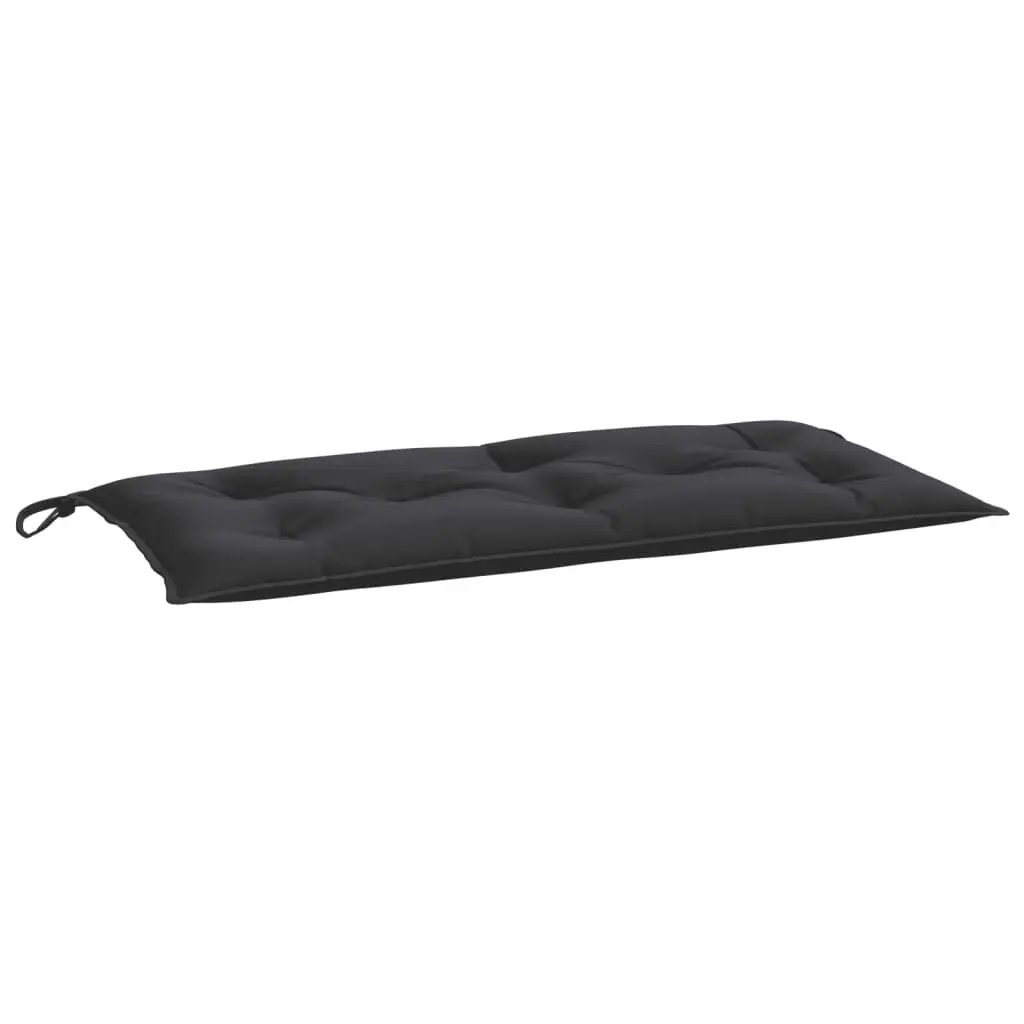 Garden Bench Cushion Black 43.3x19.7x2.8 Inches Oxford Fabric Outdoor Seat Pad