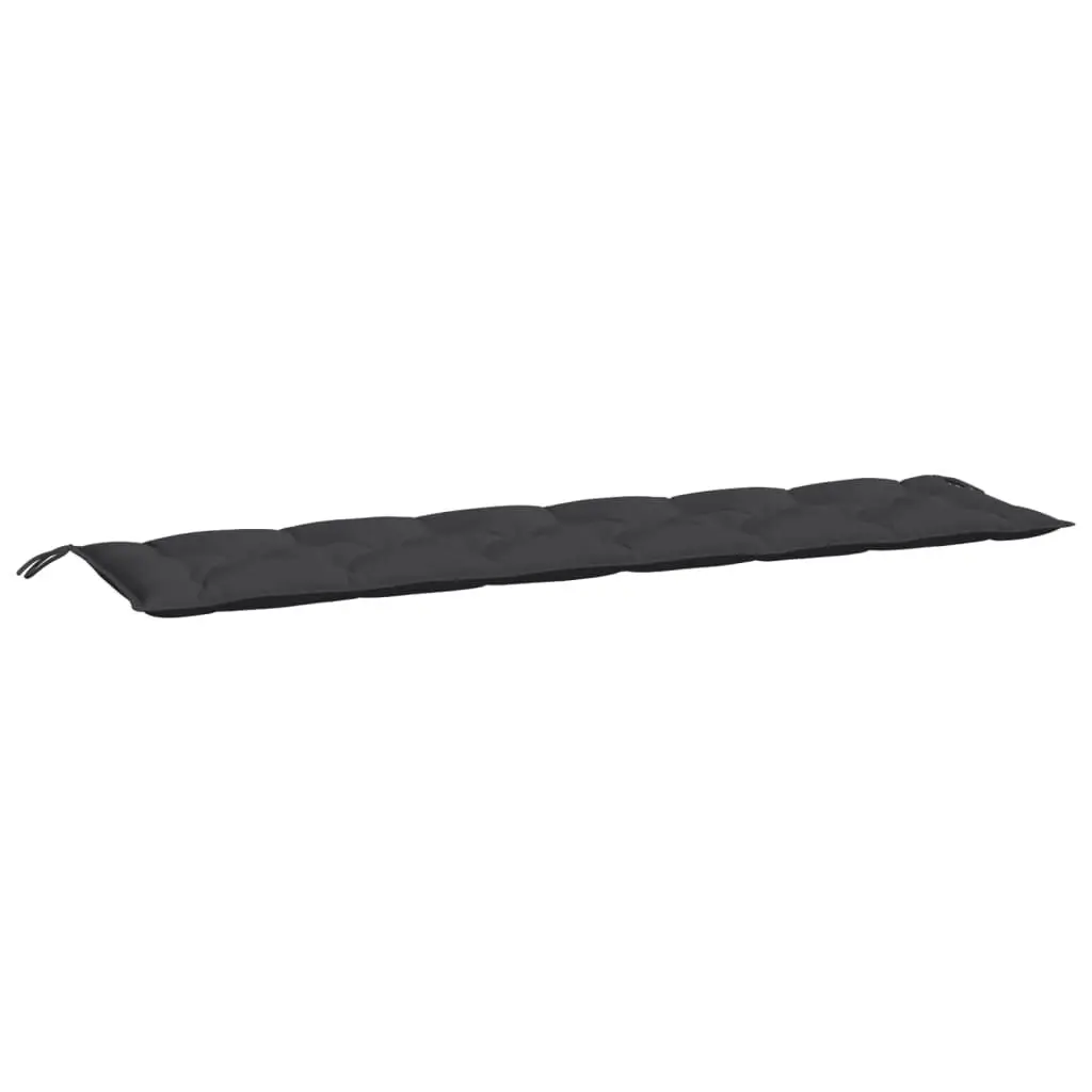 Garden Bench Cushion Black 78.7x19.7x2.8 Inches Oxford Fabric Outdoor Seat Pad