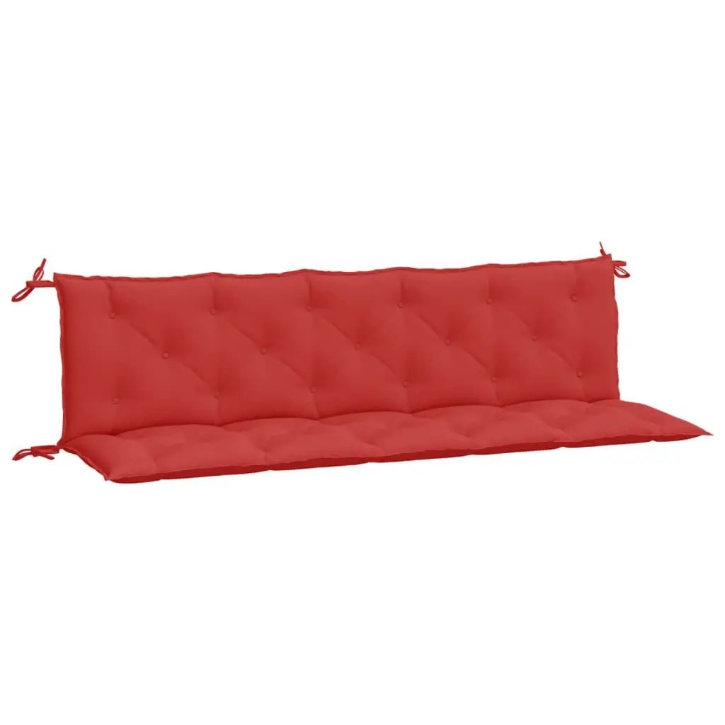 Garden Bench Cushions 2 Pieces Red 70.9x19.7x2.8 Inches Oxford Fabric Outdoor