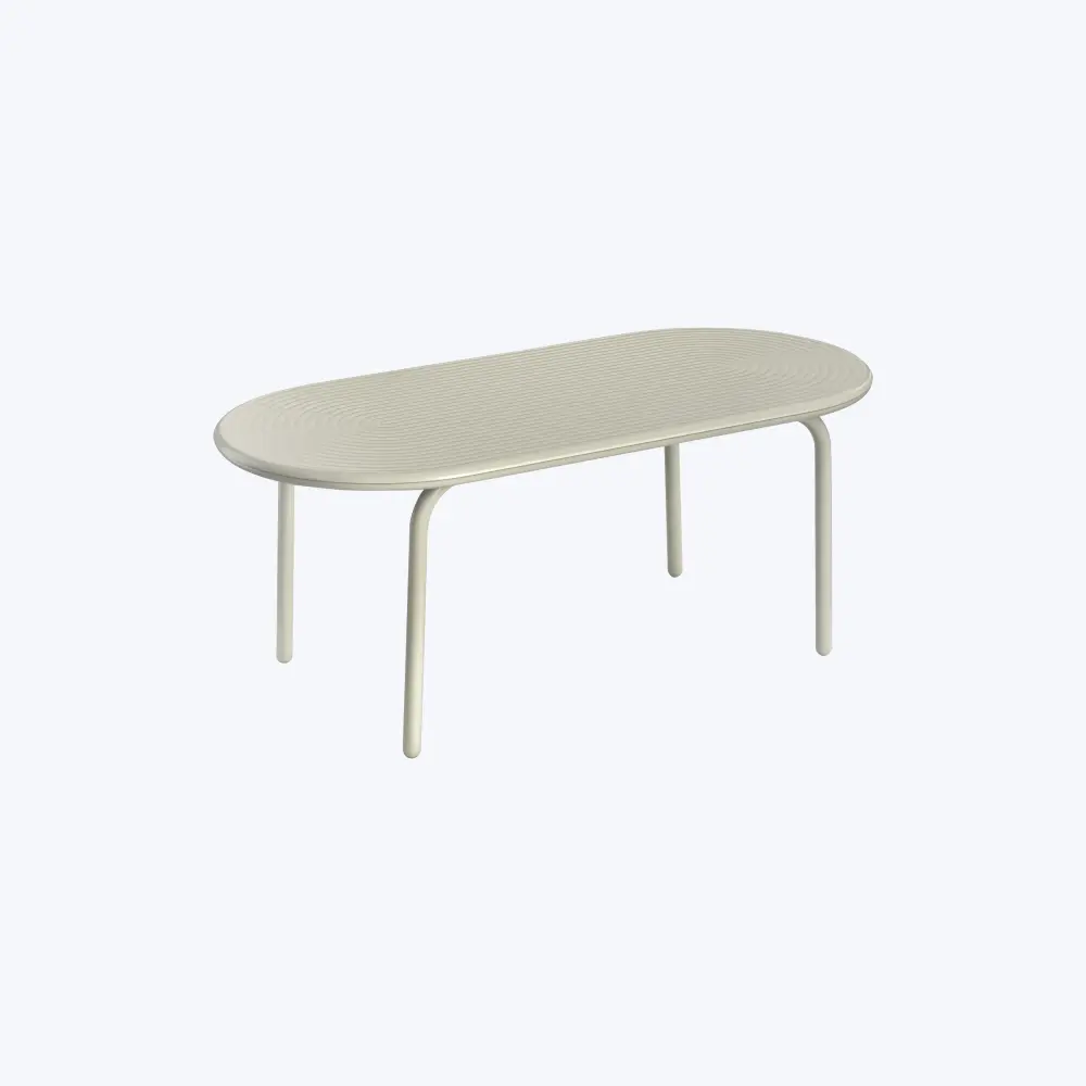 All-Weather Groove Obround Outdoor Table