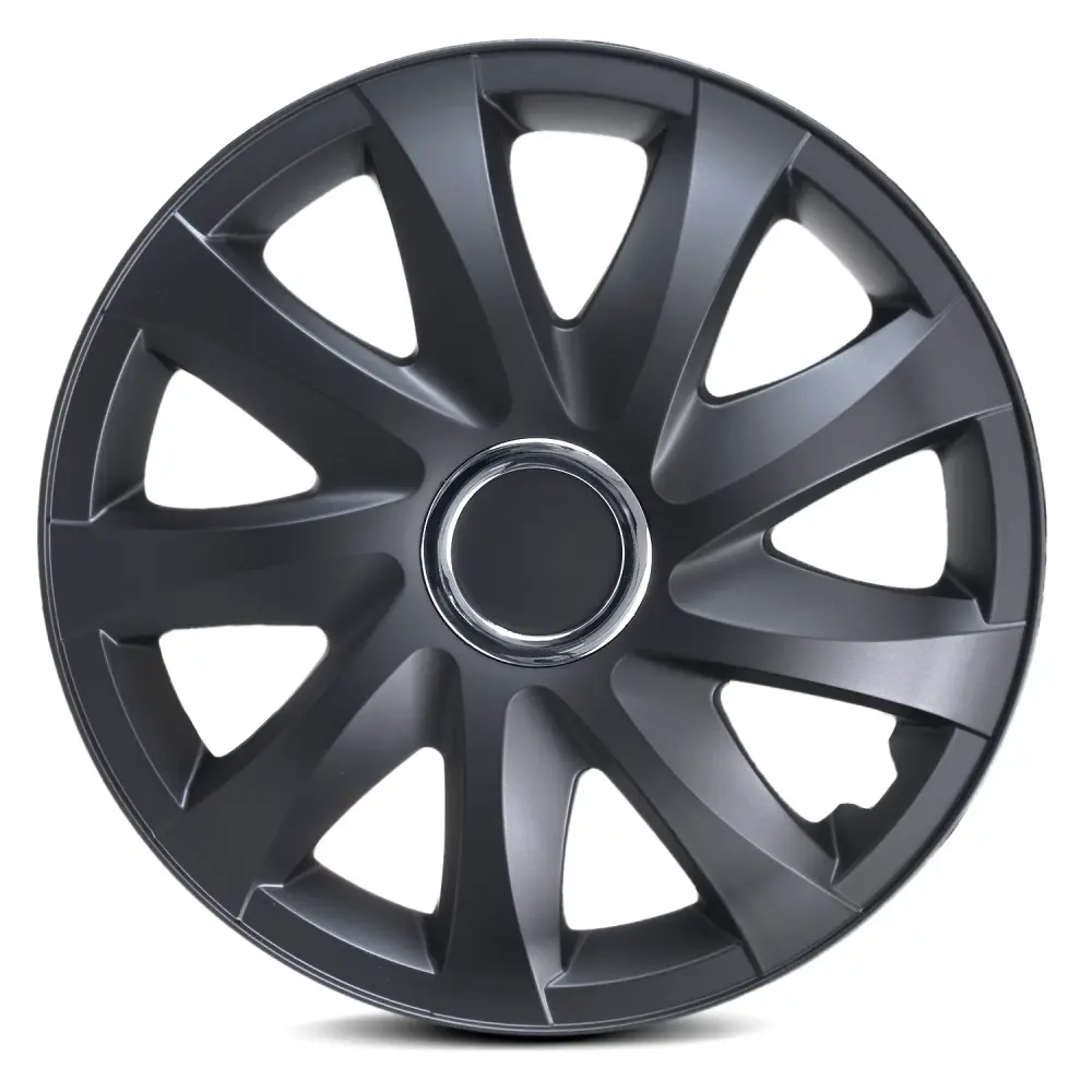 NRM DRIFT 15" universal hubcaps jet-black mat 4 pieces