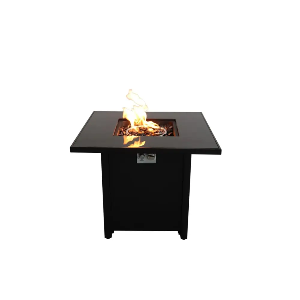 Outdoor Fire Pit Outdoor Home Garden, Backyard Fireplace - Ebony