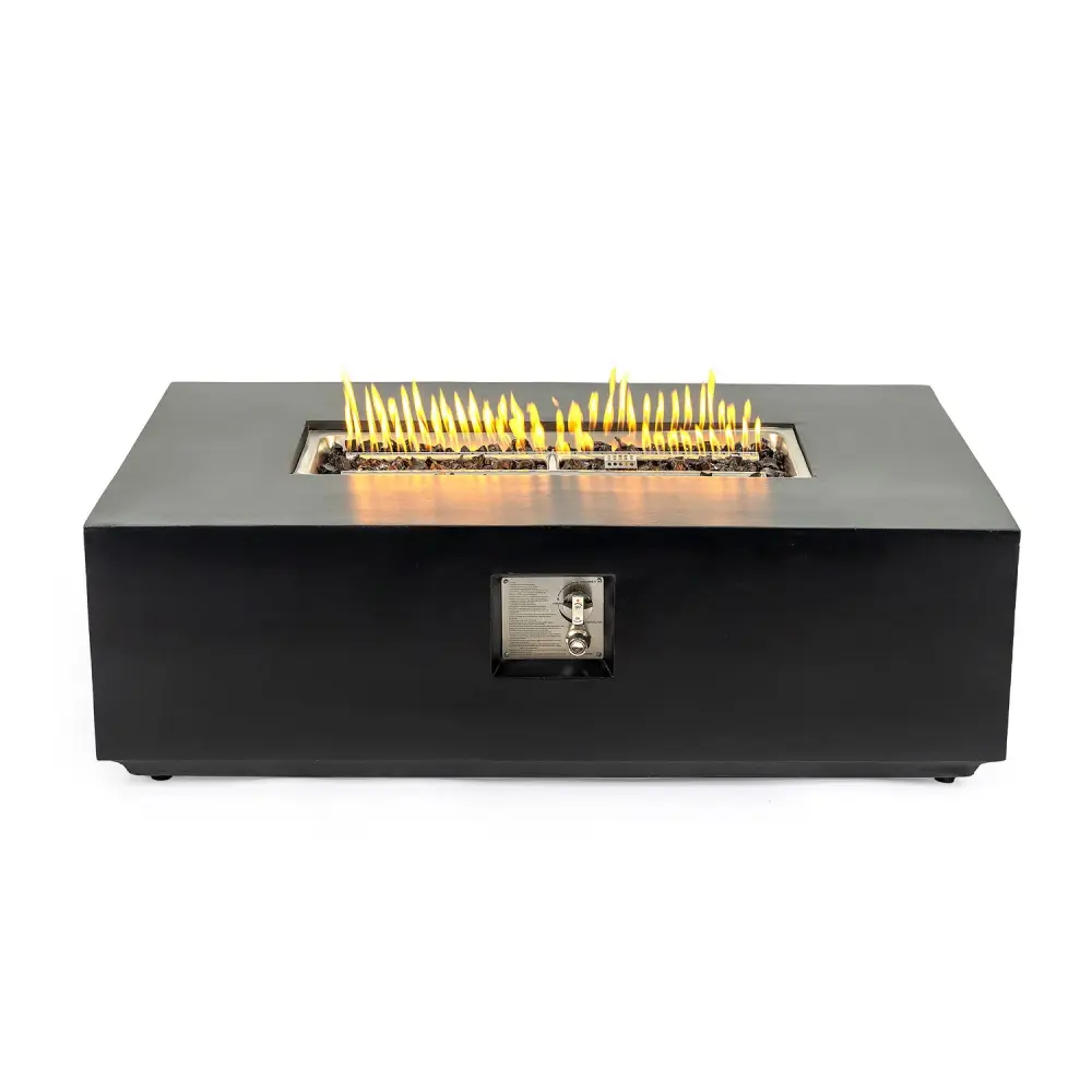 Propane / Genuine Gas Fire Pit Table, 50,000 BTU - Charcoal