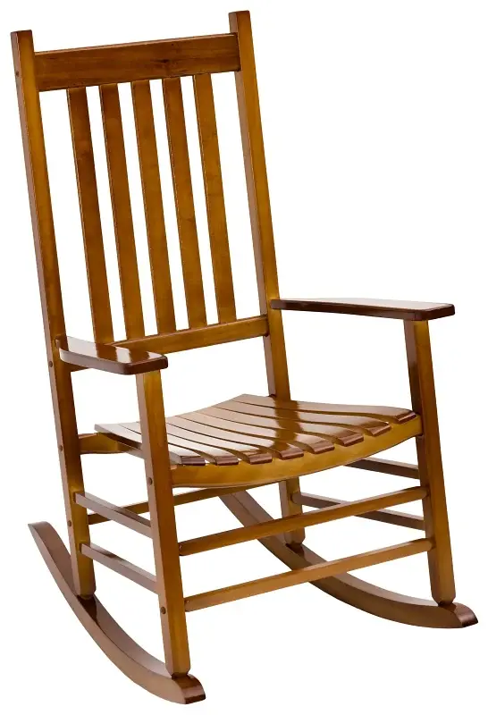 Seasonal Trends KN KN-28N Porch Rocker, 69 OAW, 34 OAD, 45.75 OAH, Indonesian Hardwood, Unadulterated