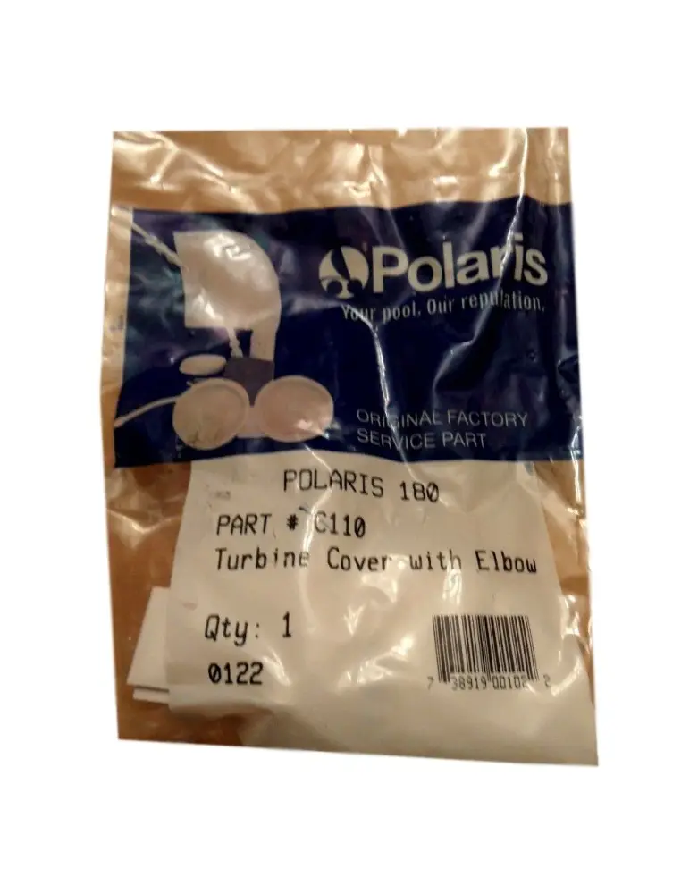 Zodiac C110 Turbine Cover Elbow Replacement 1-Year Warranty