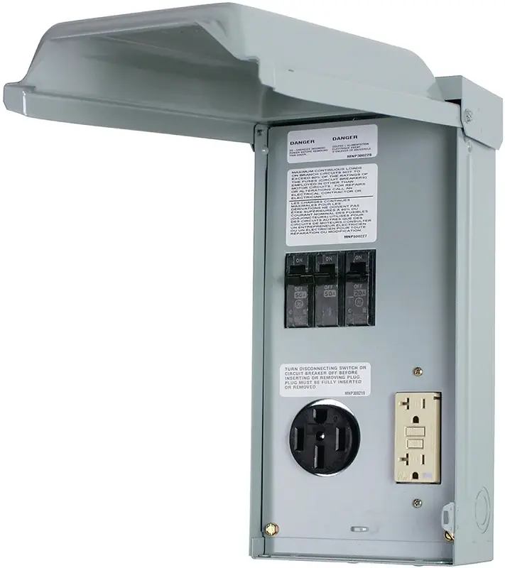 GE GE1LU502SS RV Outlet Box, 70 , 120, 240 V, Surface