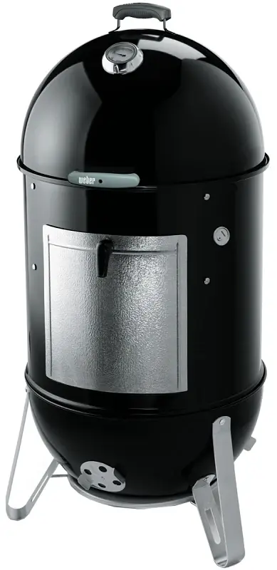 Weber Smokey Mountain Cooker 731001 Charcoal Smoker, 23 W, 48-1/2 H, 24 D, Charcoal, Metal, Black
