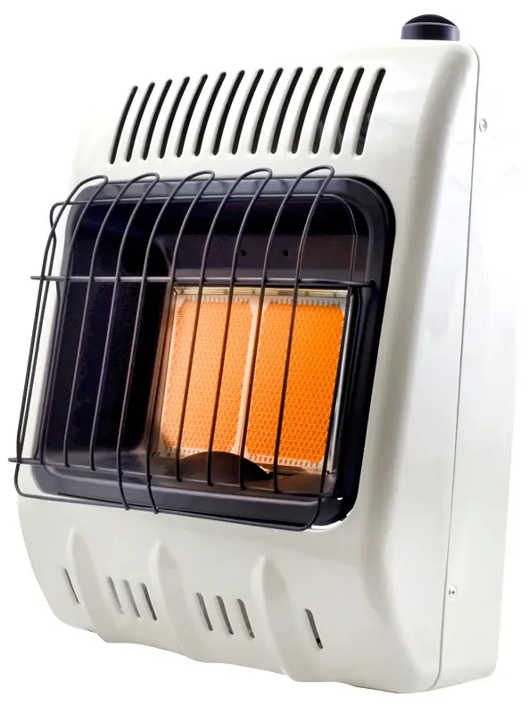 Mr. Heater MHVFDF10RT Vent-Free Radiant Dual Fuel Heater, 18-1/4 W, 23 H, 10,000 Btu/hr Heating, Ivory