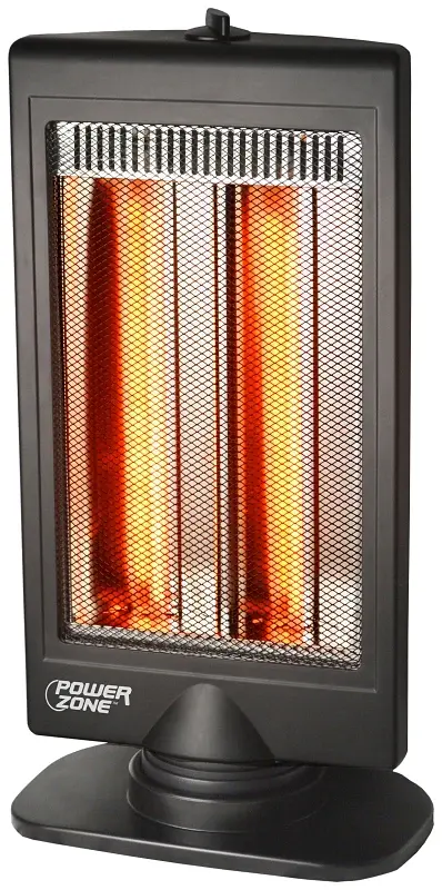 PowerZone BFGF-8 Electric Halogen Radiant Oscillating Space Heater, 400/800 W | CSA Certified