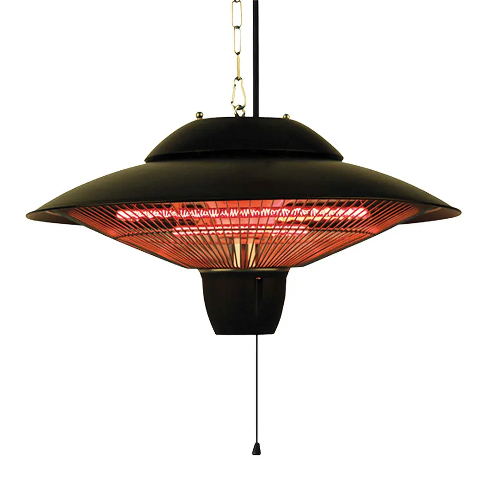 Weather-Resistant Outdoor Hanging Electric Patio Heater, 750 W / 1.500 W