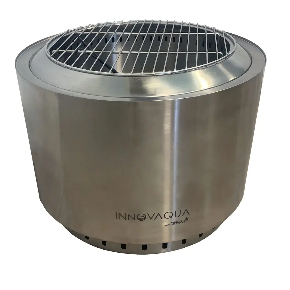 Premium Stainless Steel Innovaqua Wood-Burning Fireplace