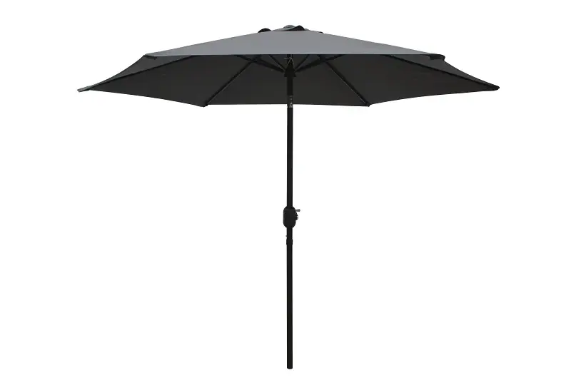 Seasonal Trends 59655 Tilt/Crank Market Umbrella, 94.4 H, 106.3 W Canopy, 106.3 L Canopy, Hexagonal Canopy