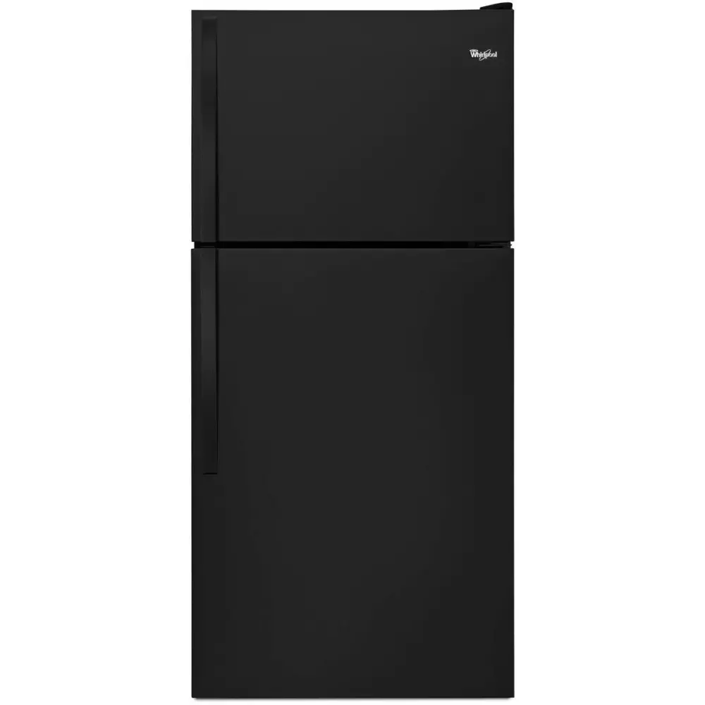 Whirlpool 30-inch, 18.2 cu.ft. Freestanding Top Freezer Refrigerator Flexi-Slide™ Bin WRT318FZDB