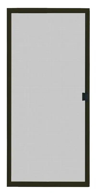 Screen Tight PSD30B Series Patio Screen Door, 30 W Opening, 77-3/8 to 80 H Opening, Aluminium Frame, Bronze